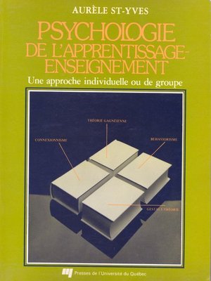 cover image of Psychologie de l'apprentissage-enseignement